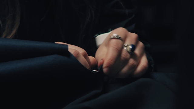 Video Reference: black, hand, finger, darkness, nail, ring, light, photography, close up, girl