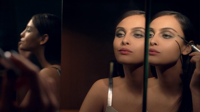 Video Reference: beauty, girl, model, black hair, darkness, lip, Person