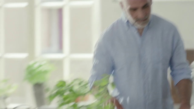 Video Reference: Houseplant, Floristry, Floral design, Plant, Cooking, Room, Real estate, Chef, White-collar worker, Cook