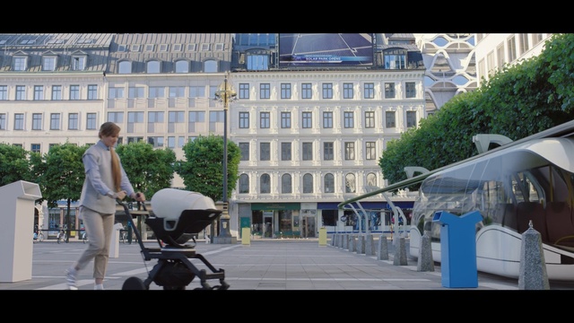 Video Reference: Town, Mode of transport, Urban area, City, Architecture, Street, Neighbourhood, Urban design, Building, Tree