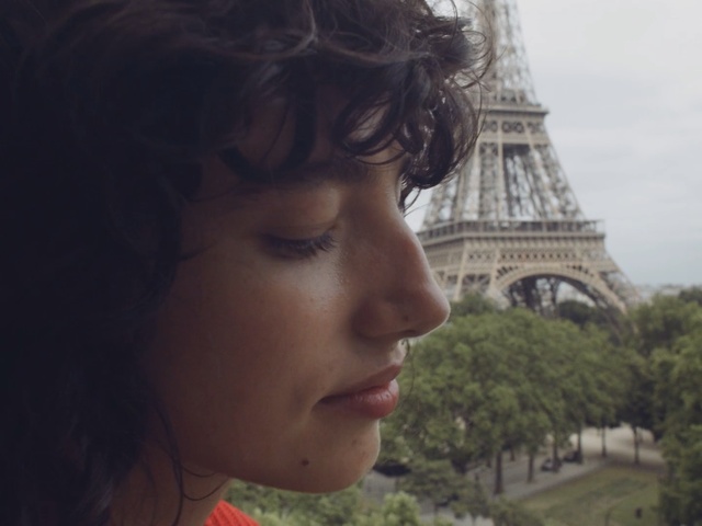 Video Reference: face, nose, girl, beauty, sky, hairstyle, cheek, eye, forehead, black hair