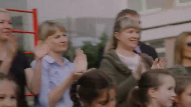 Video Reference: People, Facial expression, Blond, Fun, Child, Snapshot, Community, Fashion, Interaction, Event