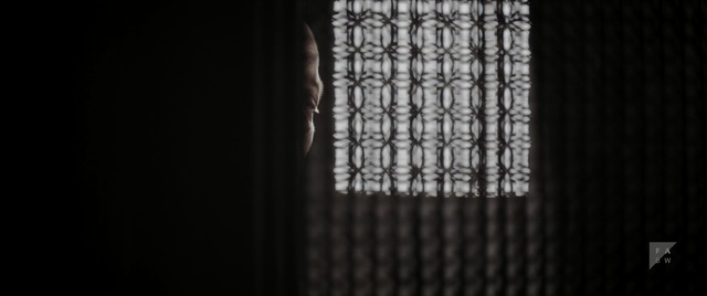 Video Reference: black, darkness, light, light fixture, lighting, black and white, pattern, line, symmetry, design