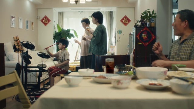 Video Reference: Shirt, Table, Tableware, Dishware, Plant, Houseplant, Plate, Picture frame, Social group, Cup