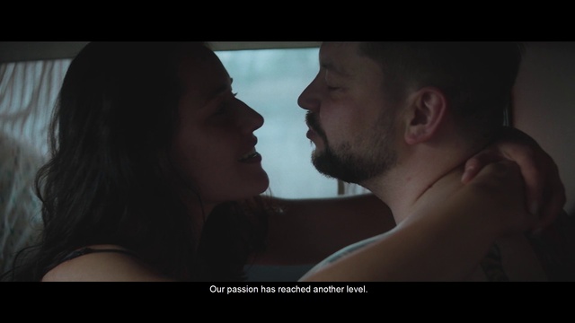 Video Reference: Mouth, Neck, Flash photography, Human body, Jaw, Gesture, Eyelash, Black hair, Happy, Darkness