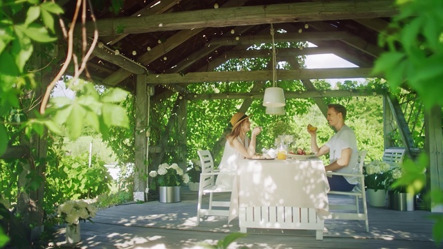 Video Reference: Pergola, Plant, Leisure, Ceremony, Gazebo, Wedding reception, Flower