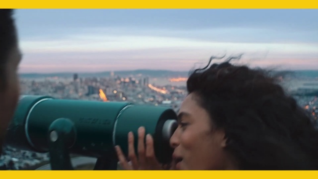 Video Reference: Sky, Human, Yellow, Flash photography, Happy, Travel, Gesture, Cloud, Morning, Leisure