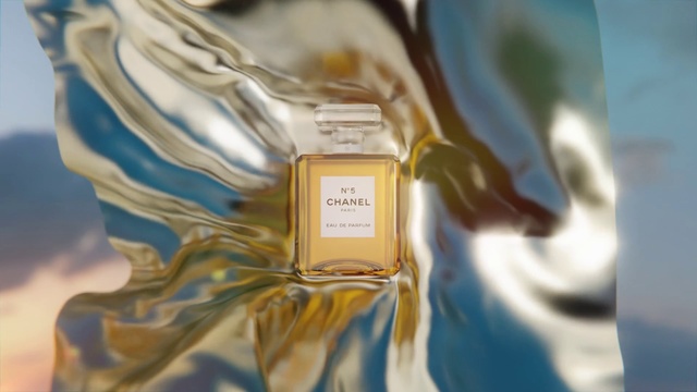 Video Reference: Perfume, Yellow, Electric blue, Material property, Fluid