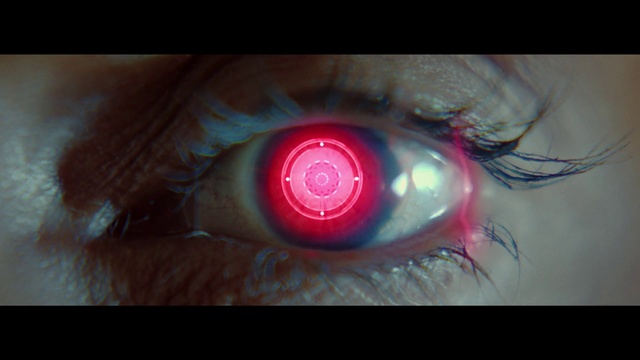 Video Reference: Iris, Eye, Red, Close-up, Organ, Red-eye effect, Photography, Eyelash, Macro photography, Flesh
