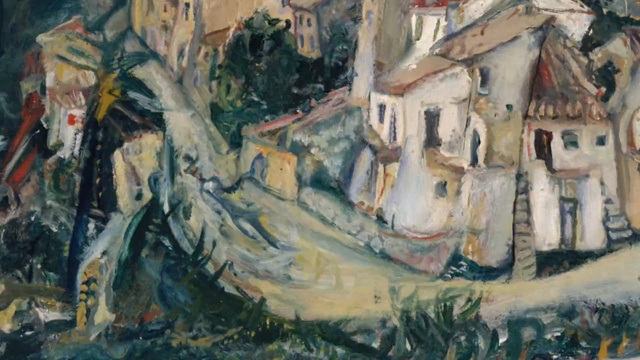 Video Reference: painting, art, tree, watercolor paint, paint, visual arts, artwork, modern art, village, Person