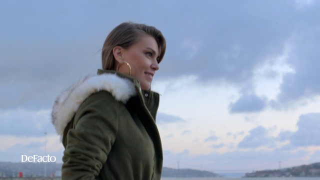 Video Reference: Photograph, Beauty, Fur, Sky, Photography, Happy, Outerwear, Fur clothing, Long hair, Jacket