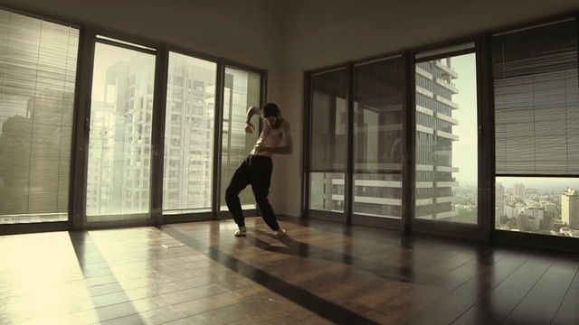Video Reference: Window, Daylighting, Floor, Room, Interior design, Architecture, Door, Flooring, Glass, Choreography