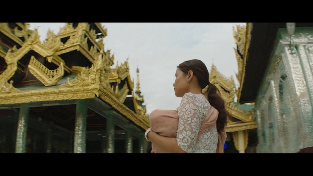 Video Reference: lady, religion, temple, screenshot, sky, fun, girl, smile