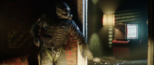 Video Reference: Action-adventure game, Pc game, Games, Fictional character, Adventure game, Action figure, Personal protective equipment, Screenshot, Digital compositing, Batman, Indoor, Table, Sitting, Man, Standing, Black, Room, Holding, Woman, Luggage, White, Fire, Kitchen, Helmet, Firefighter, Clothing, Weapon, Armour, Statue, Gas mask, War, Jacket, Breastplate