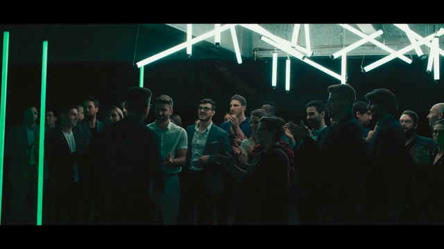 Video Reference: Photograph, Green, Crowd, Event, Font, Design, Photography, Fun, Performance, Darkness, Person