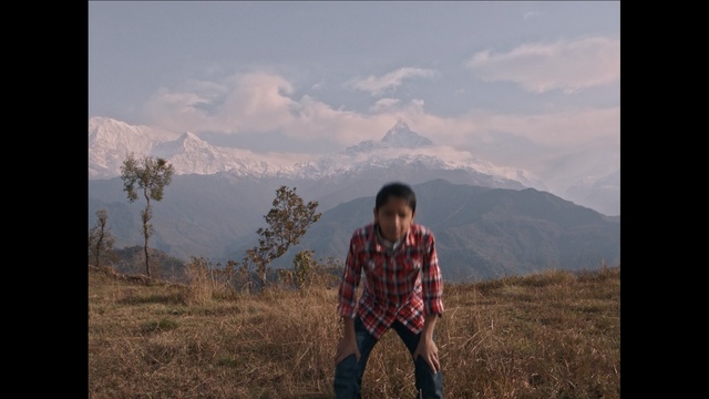 Video Reference: Photograph, Nature, Mountainous landforms, Wilderness, Standing, Mountain, Highland, Snapshot, Sky, Hill station, Person