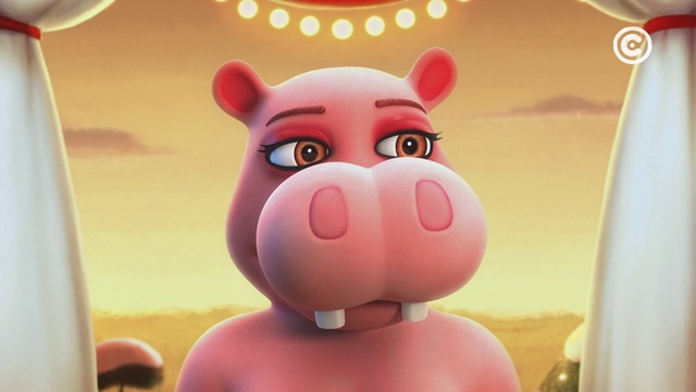 Video Reference: Pink, Nose, Animated cartoon, Cartoon, Snout, Suidae, Domestic pig, Animation, Toy, Livestock