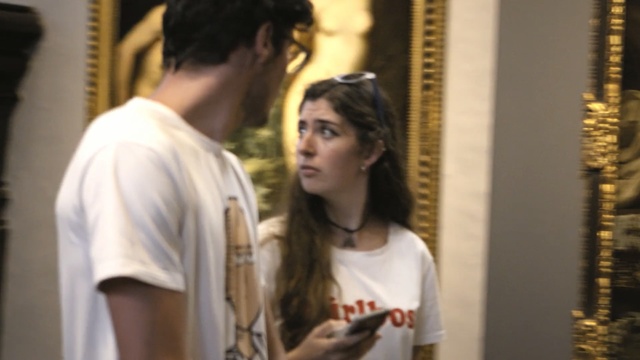 Video Reference: girl, interaction, temple, event, Person