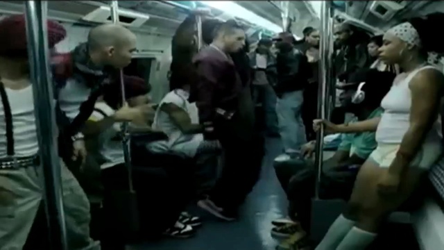 Video Reference: passenger, transport, public transport, mode of transport, room, snapshot, crowd, rapid transit, muscle, girl