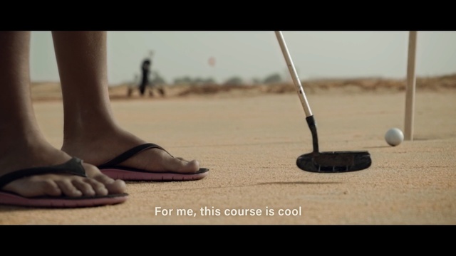 Video Reference: Golf ball, Footwear, Leg, Human leg, Shoe, Golf equipment, Photography, Foot, Golf, Recreation