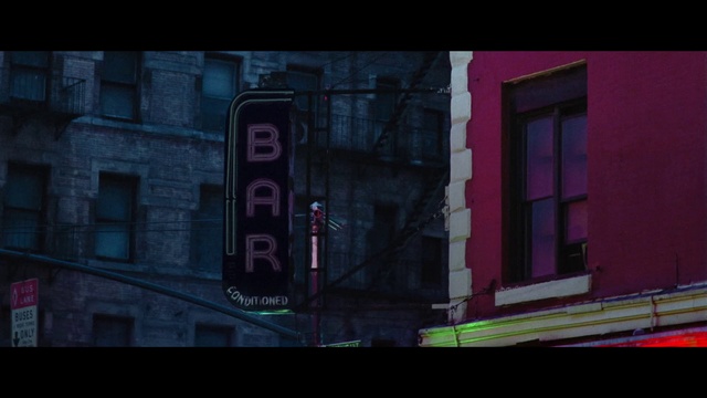 Video Reference: Black, Purple, Metropolitan area, Light, Darkness, Facade, Metropolis, Snapshot, Urban area, Lighting