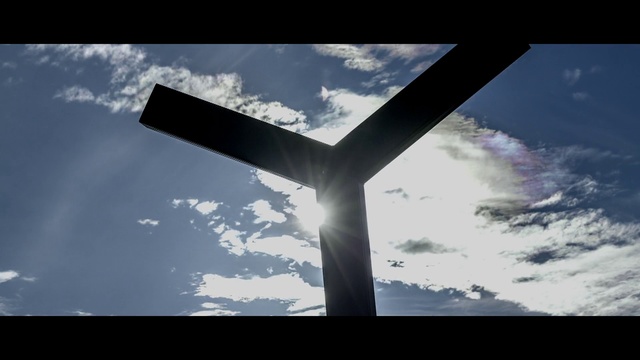 Video Reference: Sky, Cloud, Cross, Atmosphere, Tree, Symbol, Photography, Calm, Architecture, Meteorological phenomenon