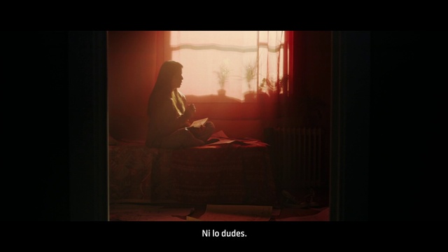 Video Reference: Sitting, Photography, Portrait, Darkness, Room, Backlighting, Screenshot