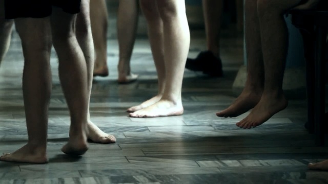 Video Reference: Human leg, Leg, Foot, Barefoot, Footwear, Floor, Joint, Shoe, Human body, Dance, Person