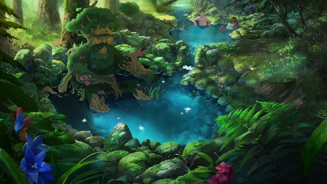 Video Reference: Nature, Vegetation, Natural environment, Natural landscape, Jungle, Organism, Biome, Adventure game, Watercourse, Landscape