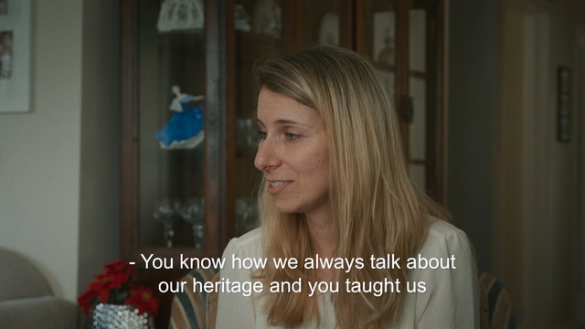 Video Reference: Hair, Face, Facial expression, Blond, Shoulder, Hairstyle, Nose, Beauty, Long hair, Lady