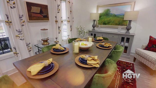 Video Reference: Room, Interior design, Property, Table, Furniture, Yellow, Porcelain, Dining room, Living room, Floor