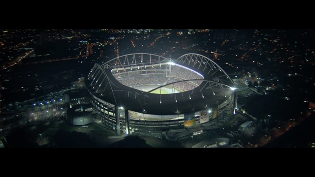 Video Reference: Sport venue, Stadium, Arena, Soccer-specific stadium, Architecture, Aerial photography, Night, Landscape, Space, Circle
