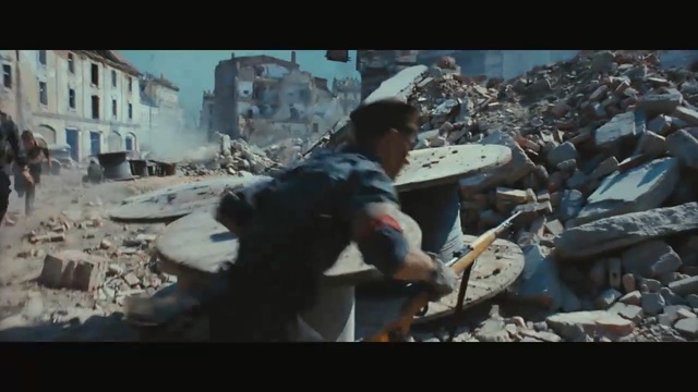 Video Reference: Soldier, Earthquake, Mode of transport, Military, Screenshot, Movie, Waste, Action film, Event, Troop