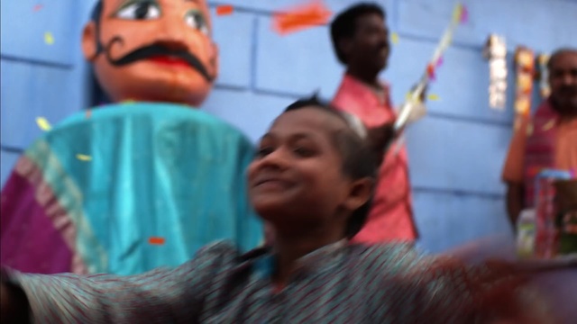 Video Reference: fun, product, tradition, smile, event, carnival, Person