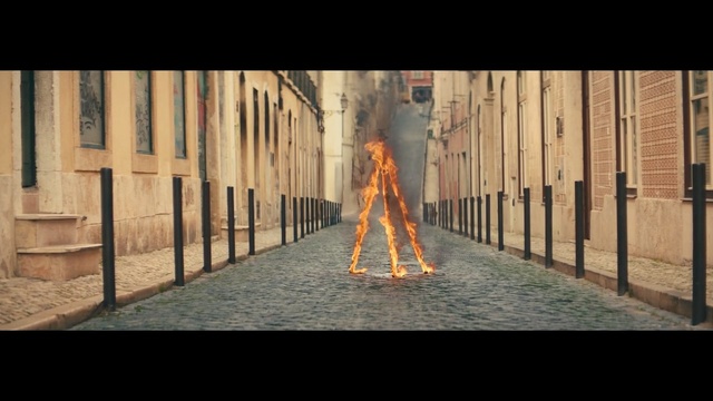 Video Reference: photograph, yellow, urban area, alley, sky, wall, light, architecture, sunlight, morning