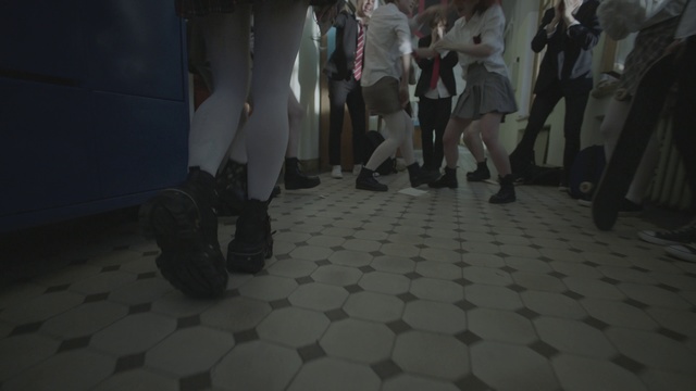 Video Reference: Floor, Flooring, Room, Tile, Leg, Performance art, Performance, Crowd