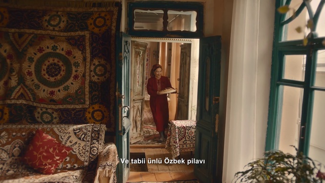 Video Reference: Room, Interior design, Wall, Furniture, Art, Textile, Visual arts, Door, Wood, House