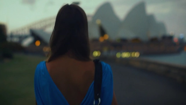 Video Reference: blue, sky, girl, photography, snapshot, fun, morning, sunlight, black hair, human
