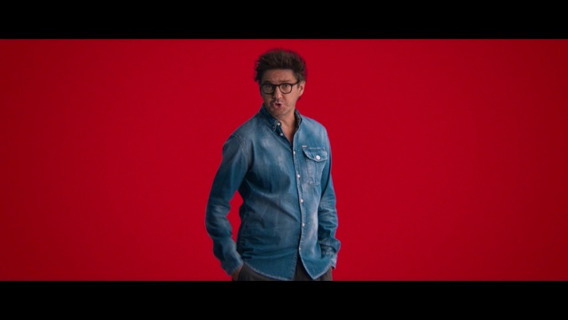 Video Reference: Red, Blue, Clothing, Jacket, Sleeve, Standing, Outerwear, Leather jacket, Maroon, Denim