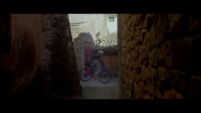 Video Reference: Wall, Light, Darkness, Mode of transport, Alley, Infrastructure, Art, Street, Road, Tree