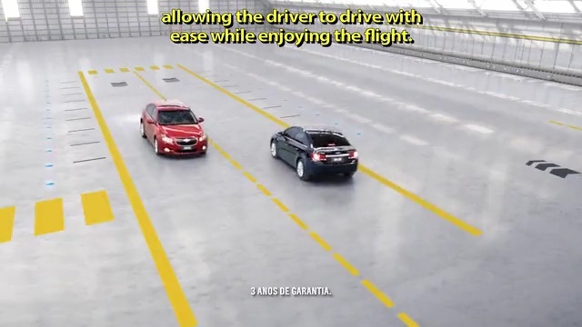 Video Reference: car, motor vehicle, race track, road, racing, yellow, sport venue, lane, mode of transport, asphalt, Person