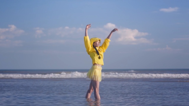 Video Reference: sea, sky, vacation, water, ocean, fun, summer, happiness, beach, recreation