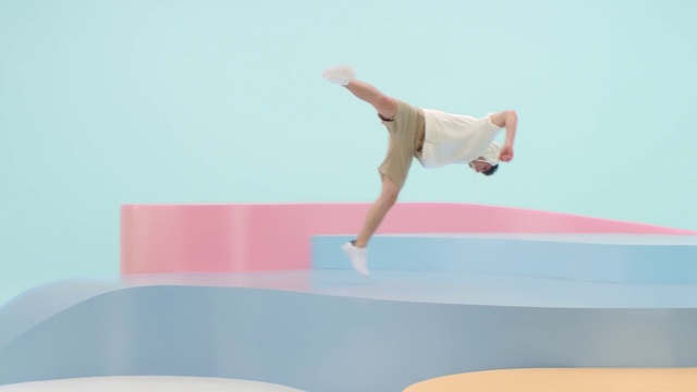 Video Reference: Arm, Joint, Tumbling (gymnastics), Leg, Flip (acrobatic), Balance, Individual sports, Artistic gymnastics, Mat, Physical fitness