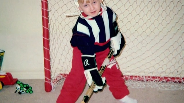 Video Reference: Sports gear, Player, Toddler, Play, Team sport, Hockey, Sports equipment, Child, Costume, Ice hockey equipment