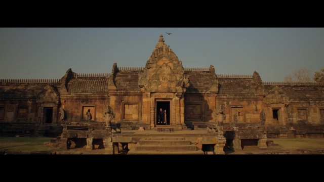 Video Reference: historic site, ancient history, hindu temple, landmark, ruins, archaeological site, sky, temple, tourist attraction, history, Person