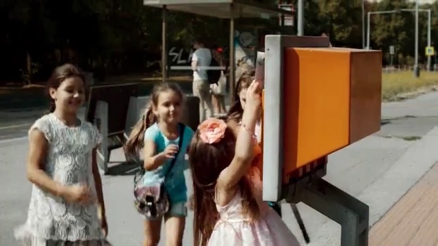 Video Reference: girl, recreation, vacation, fun, street, Person