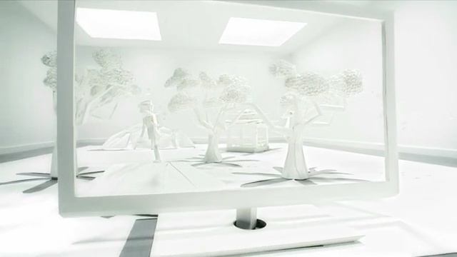 Video Reference: table, structure, furniture, interior design, glass, design, floor, angle, flooring, daylighting, Person