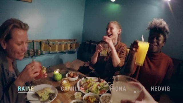 Video Reference: Meal, Eating, Food, Dish, Cuisine, Lunch, Junk food, Supper, Restaurant, Brunch, Person