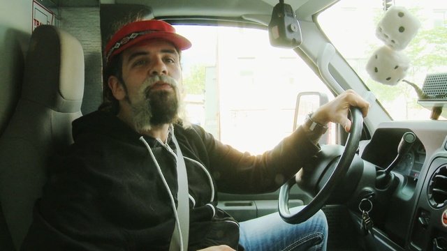 Video Reference: car, motor vehicle, automotive design, vehicle, facial hair, technology, driving, window