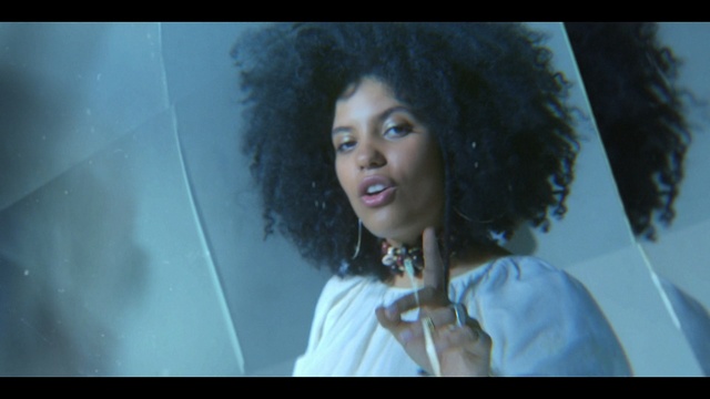 Video Reference: face, beauty, lady, girl, black hair, fun, human, smile, sky, scene, Person